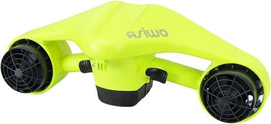 Asiwo Underwater Scooter, Sea Scooter Dual Motors with Action Camera Mount for Kids/Adults, Water Scooter 40M Waterproof for Scuba Diving Snorkeling Pool Sea Adventures